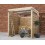 Carport en bois traité autoclave 4m²